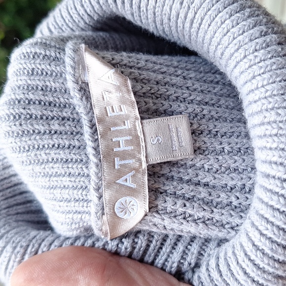 Athleta double time silk cotton blend sweater vest with adjustable side ties S - Picture 7 of 9